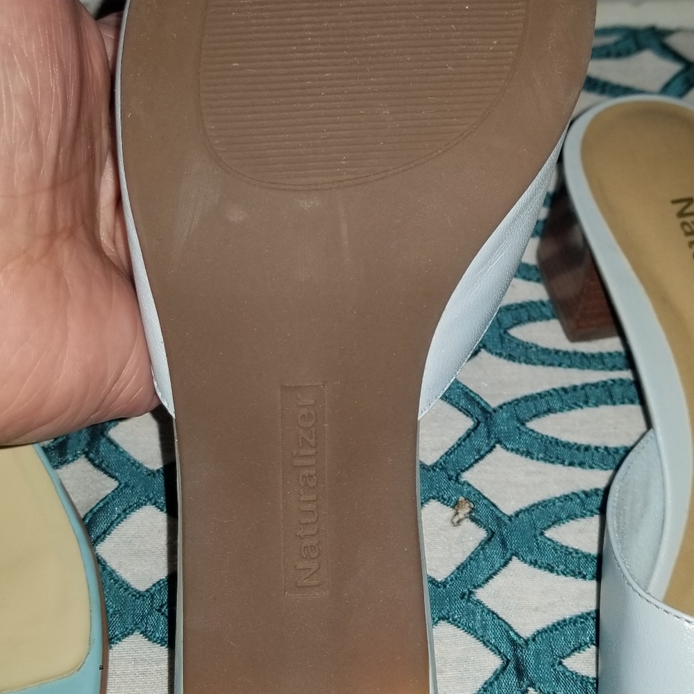 Women's light blue sandals